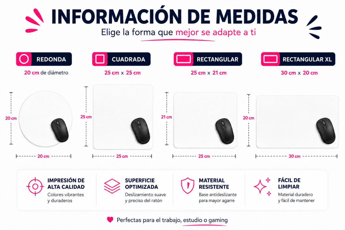 Medidas de Alfombrillas