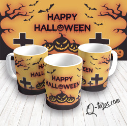 Mockup - Taza Happy Halloween
