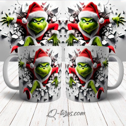 Mockup - Taza Navidad - Grinch - #10