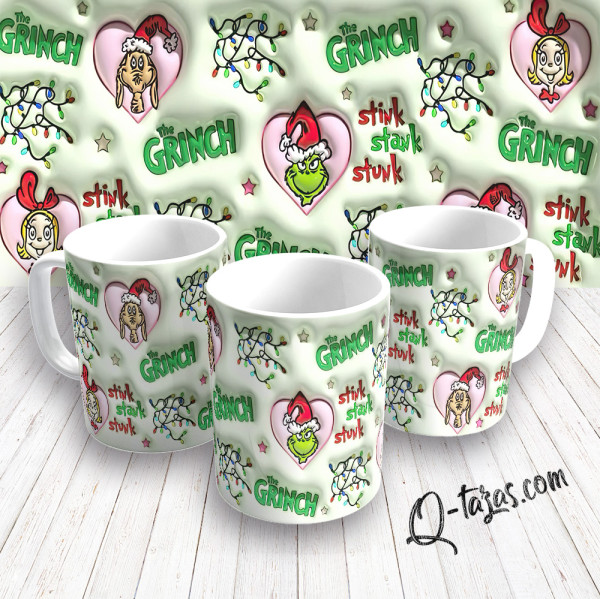 Mockup - Taza Navidad - Grinch - #11