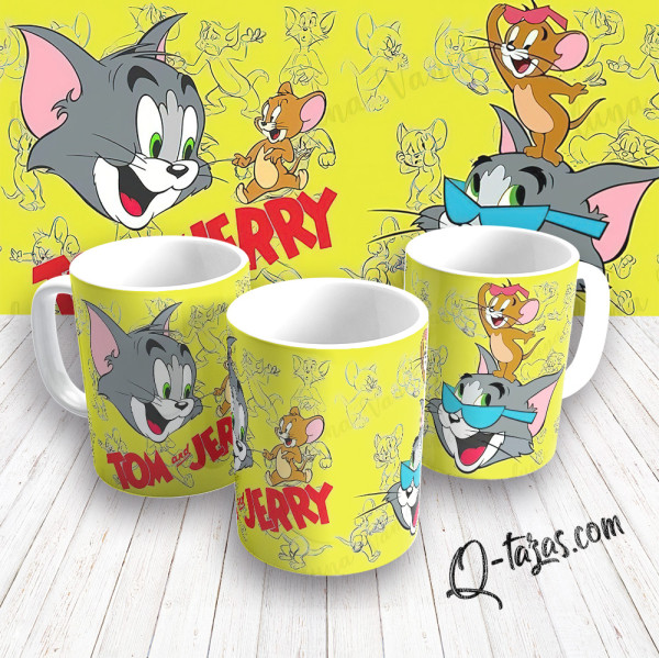 Mockup - Taza Tom y Jerry