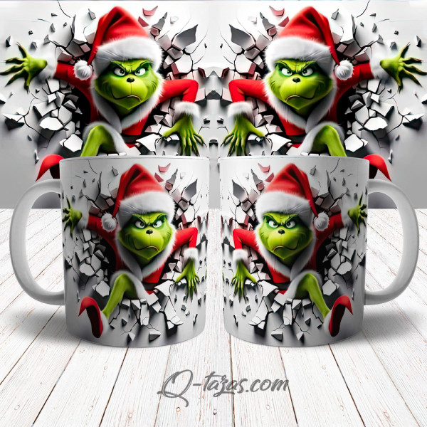 Mockup - Taza Navidad - Grinch - #10