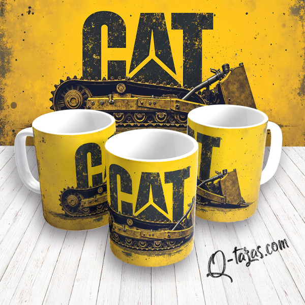 Mockup - Taza CAT - Caterpillar