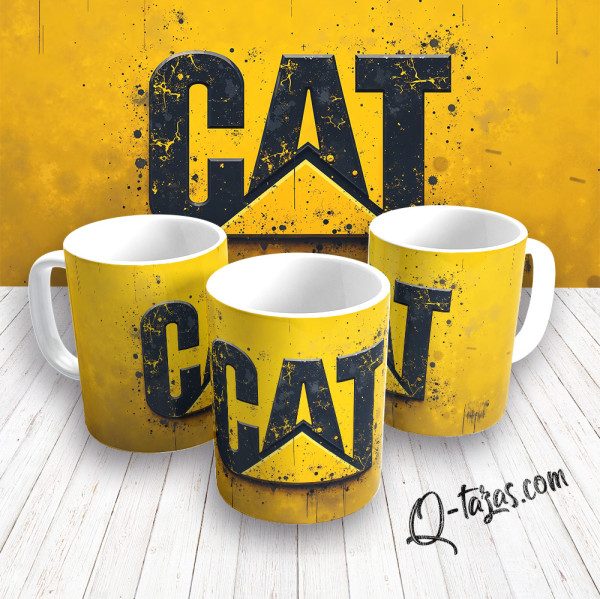 Mockup - Taza CAT - Caterpillar