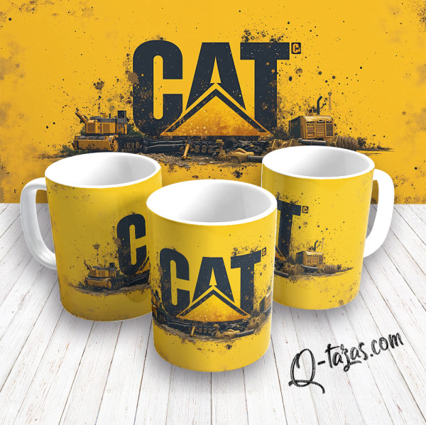 Mockup - Taza CAT - Caterpillar