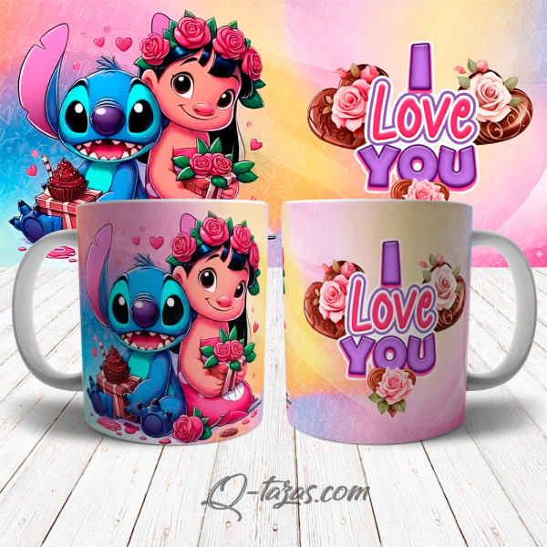 Mockup - Taza Lilo y Stitch