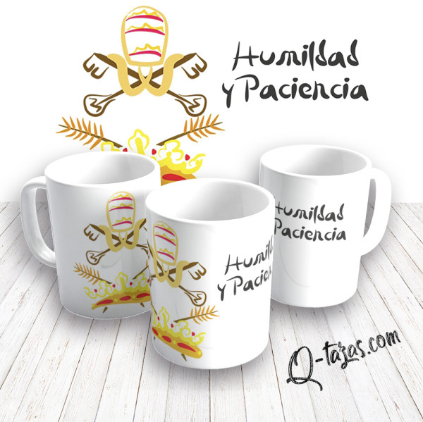 Taza Humildad y Paciencia