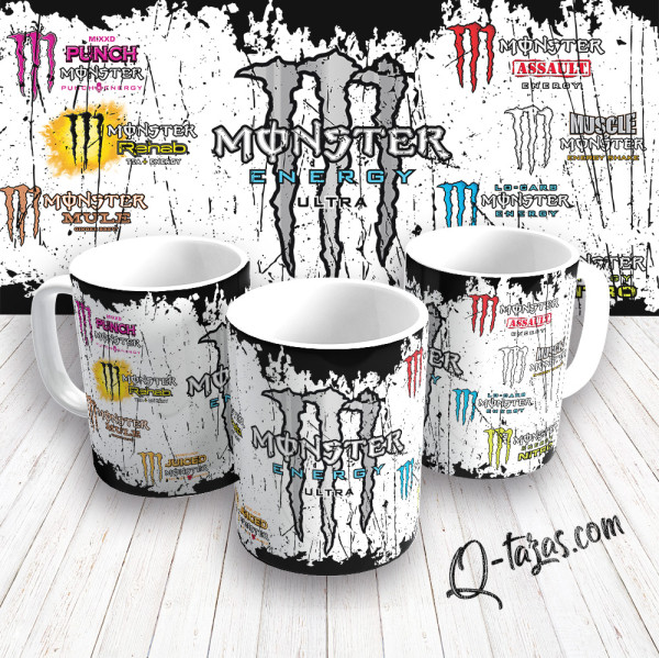 Mockup - Taza Monster Energy - ULTRA