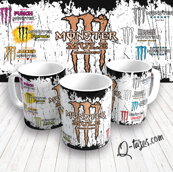 Mockup - Taza Monster Energy - MULE