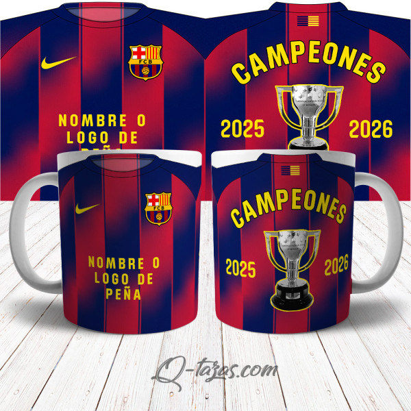 Taza Barcelona - Campeones 25-26